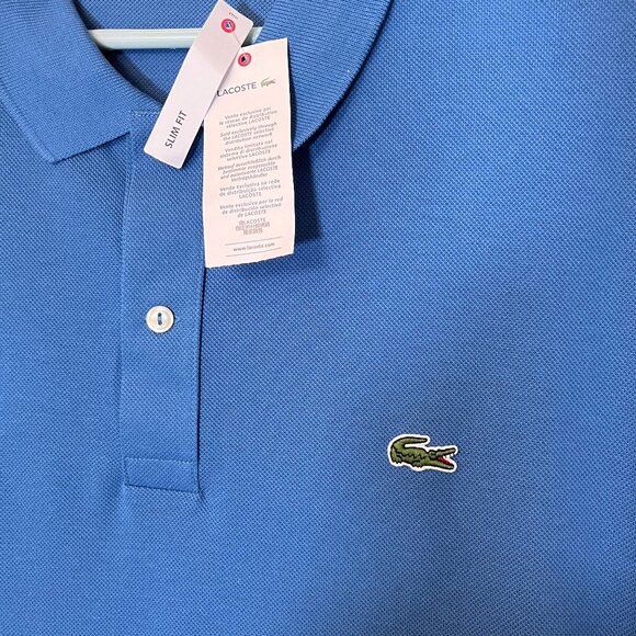 Lacoste Slim Fit Polo Shirt - Men's Size 3XL / EU 8 - Picture 3 of 10